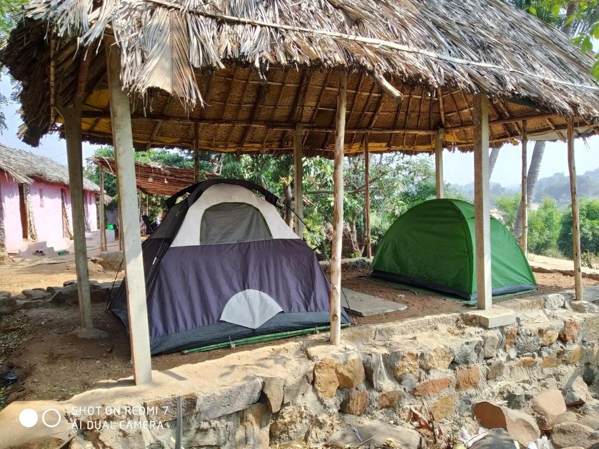 Drunken Monkey Camping Site Hampi Exterior foto
