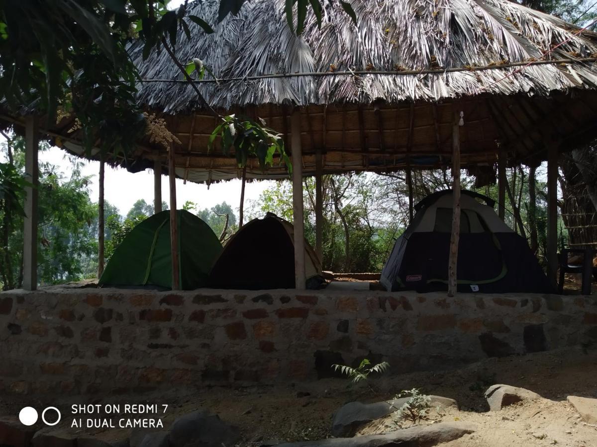 Drunken Monkey Camping Site Hampi Exterior foto